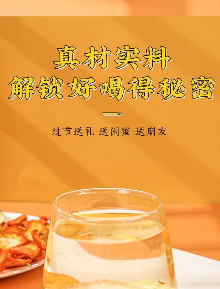 Independent Bags for Throat Dryness Relief Fruit Tea with Kumquat Pineapple Pear