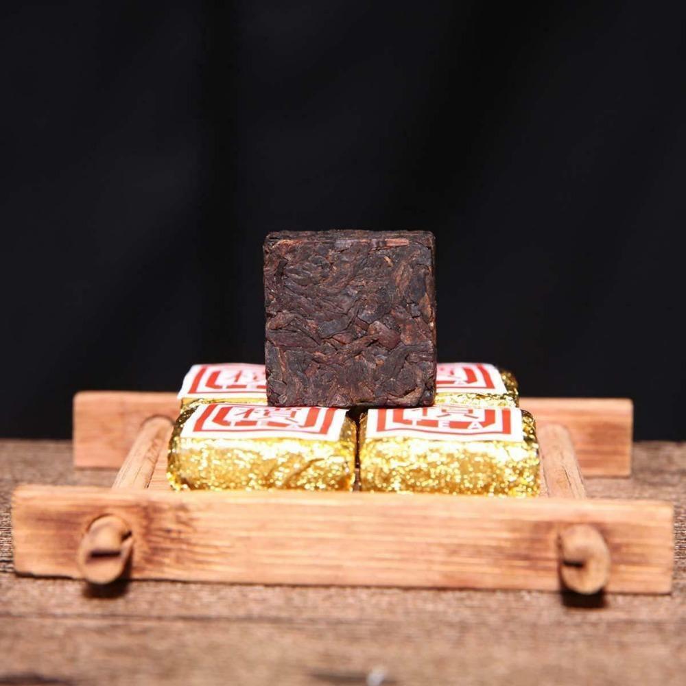 50g-500g Yunnan Pu'er Tea Ripe Tea Small Gold Brick Pu'er Mini Tuo Tea
