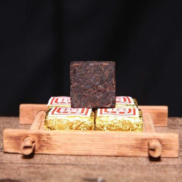 50g-500g Yunnan Pu'er Tea Ripe Tea Small Gold Brick Pu'er Mini Tuo Tea