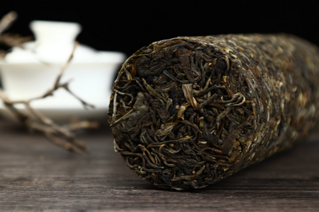 HelloYoung 500g Yunnan Pu'er Tea Icelandic Small Dragon Column Mini Bamboo Tube Raw Tea