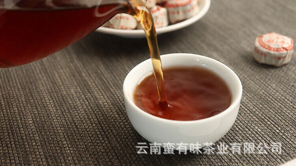 HelloYoung 500g Yunnan Pu'er tea leaves mini small tuocha Gnocyte red cotton tuo Gnocyte