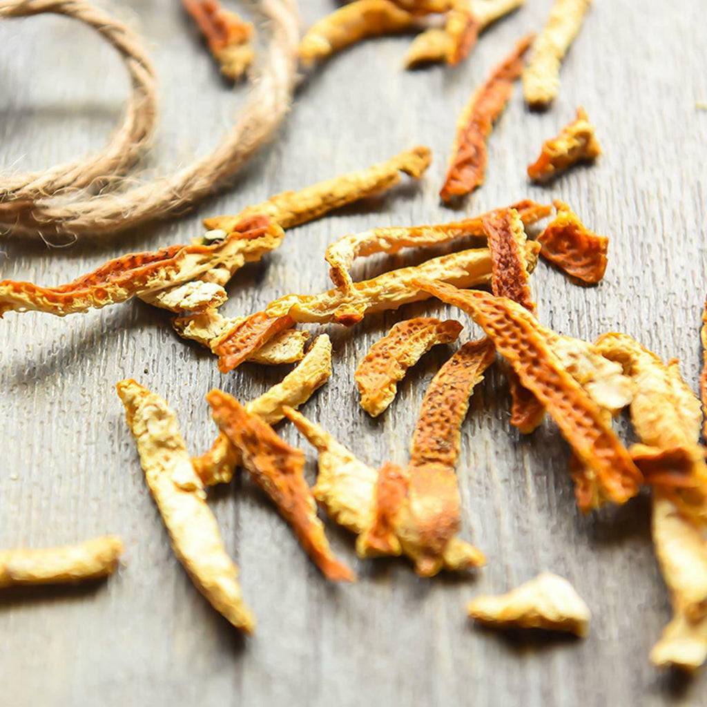 Dried Orange Peel To Make Syrup of Plum Fruit Tea Relieve A Cough Health Tea
