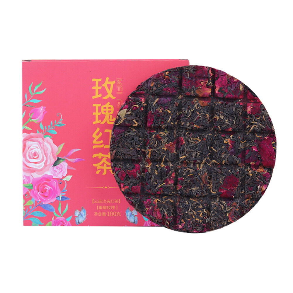 HelloYoung Yunnan Kung Fu Black Tea Rose Black Tea Cake 100g Mini Rose Black Tea Small Cake