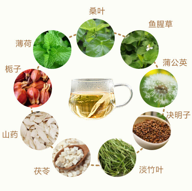Sangkou Sanqing Tea Remove Bitter Breath Bad Breath Mulberry Cassia Seeds 60g
