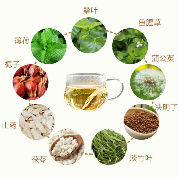 Sangkou Sanqing Tea Remove Bitter Breath Bad Breath Mulberry Cassia Seeds 60g
