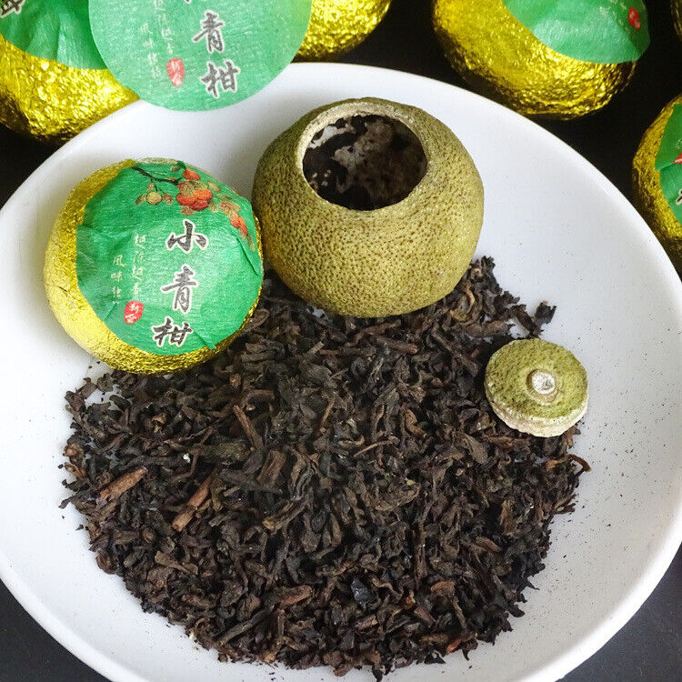 Premium Fruity Citrus Xinhui Small Green Citrus Peel Tea Puerh Tea 500h