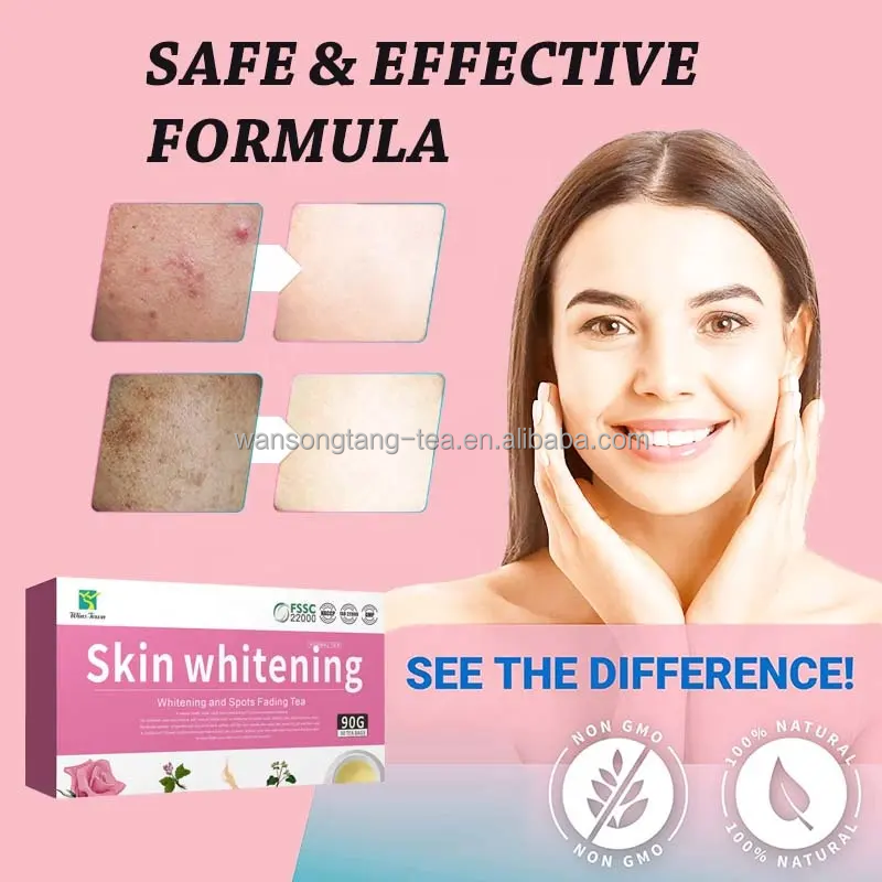Anti-aging Effect Powerful Antioxidant Glutathiones Whitening Natural Tea 3g*30