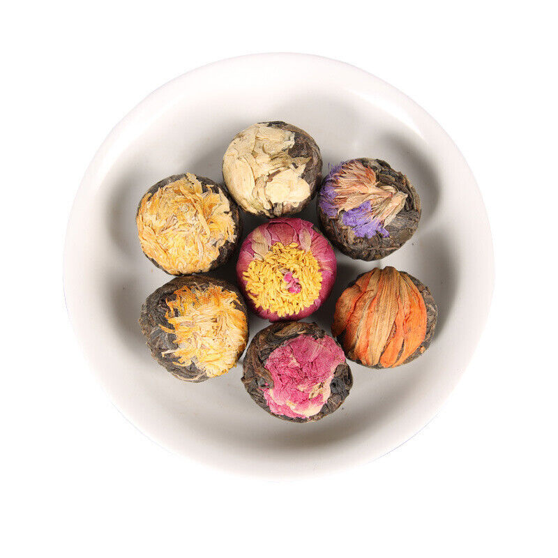 500gYunnan Puerh Tea,Handmade Raw Tea Dragon Balls Flower Tea Balls Dragon Balls Main image