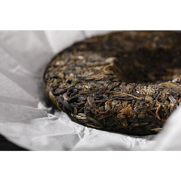 HelloYoung Qiao Mu Ancient Tree First Spring Tea Cake 100g*5 Tea Cake Brown Mountain