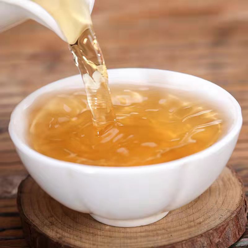 HelloYoung Yunnan Puerh Tea Cake Ancient Tree Ripe Puerh 357g Brown Mountain Pu'er Tea