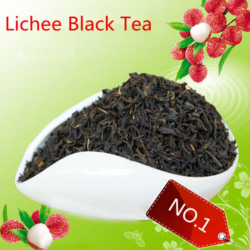 HelloYoung200g Lichee Black Tea Lychee Flavor Congou Kungfu Tea Fruit Red Tea Healthe Care