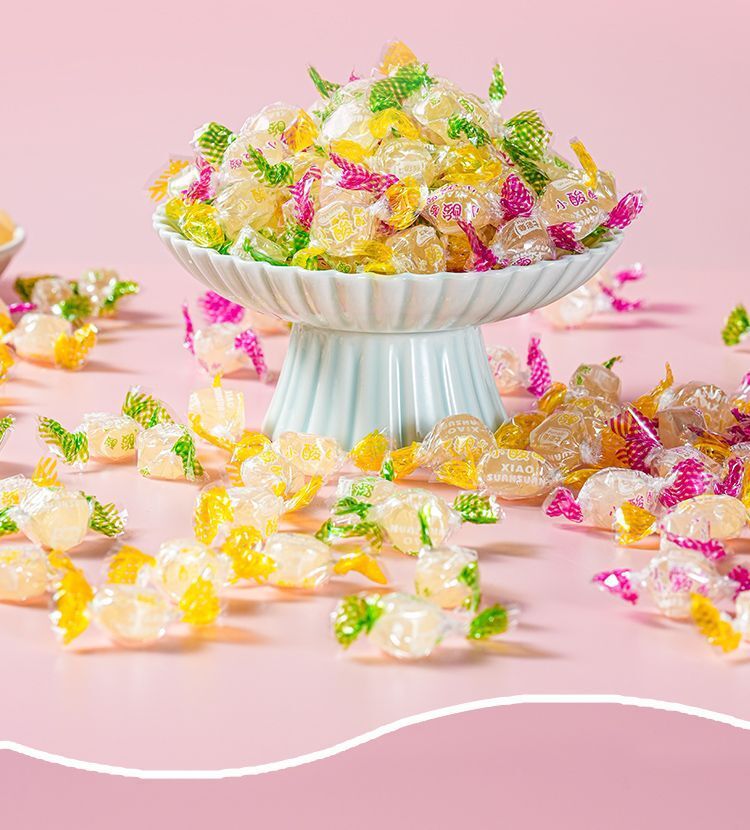 Retro Assorted Fruit Hard Candy - Tangy Sour Sweets