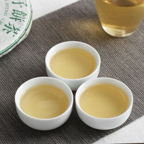 HelloYoung 357g Yunnan Pu'er Tea Old Pu'er Raw Tea Seven Seed Organic Cake Tea
