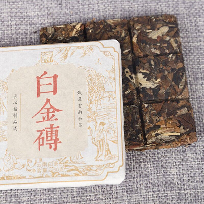 Date Fragrance Spring TeaOrganic Big Leaf Tea 50g*5 Yunnan Old White Tea