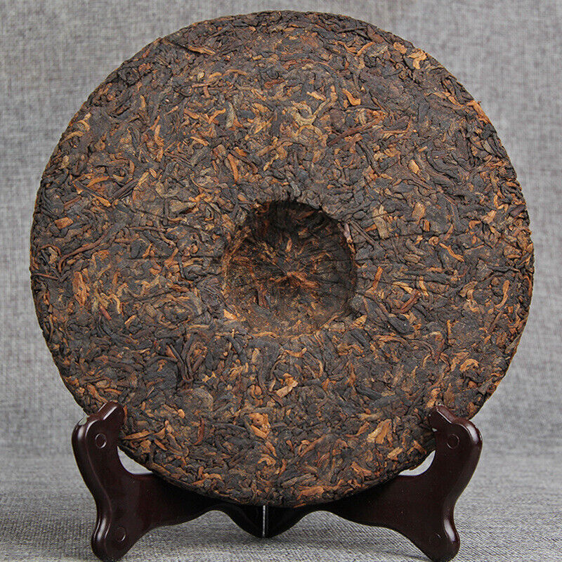 HelloYoung 357g High Quality Black Tea Golden Bud Ripe Tea Premium Big Leaf Pu'er Tea Cake