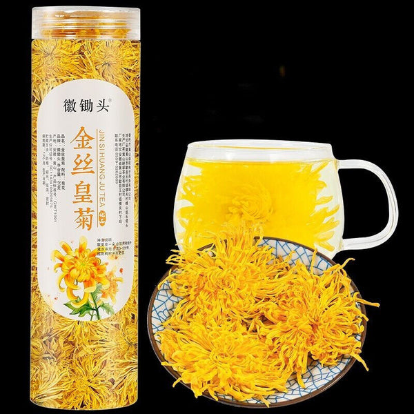HelloYoung Jinsi Huang Ju Ecology Healthy Herbal Tea Premium Flower Chrysanthemum Tea 20g