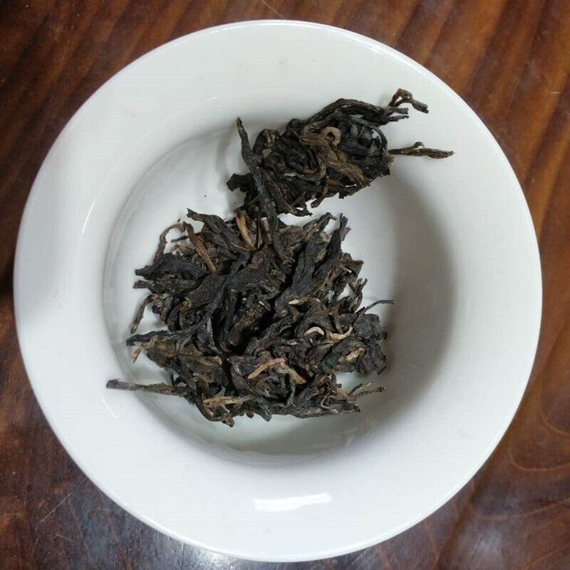 HelloYoung Yunnan Pu'er Tea Raw Tea Cake Aged Old Tea Qiao Mu Qi Zi Cakes 357g/12.59oz