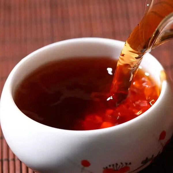 Chinese Fermented Mini Pu-erh Cake Ripe Tea Menghai Royal Cooked Tea Cake 100g
