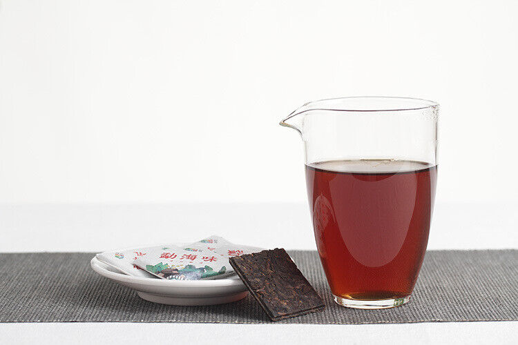 HelloYoung 500G Yunnan Pu'er Tea Menghai Flavor Small Square Brick 8g Ripe Tea