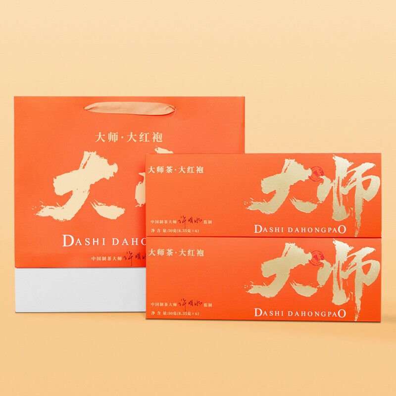 Dahongpao Oolong Tea Rock Tea Wuyishan Strong Aroma Tea Gift Set Gift for Elders