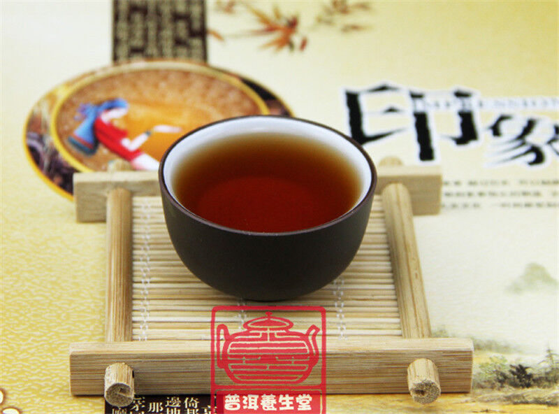 HelloYoung Top Organic Ripe Pu-erh Tea Handmade Yunnan Menghai Cooked Black Tea Cakes 357g