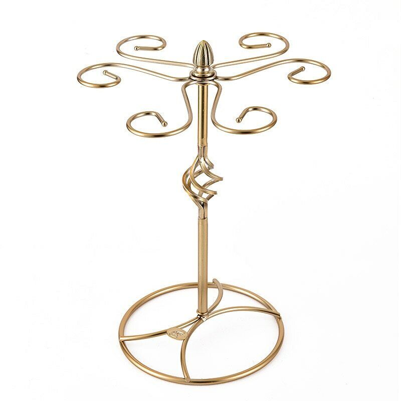 Wine Glass Holder Metal Wine Rack Hanging Bar Stand Bracket Goblet Holder Gift