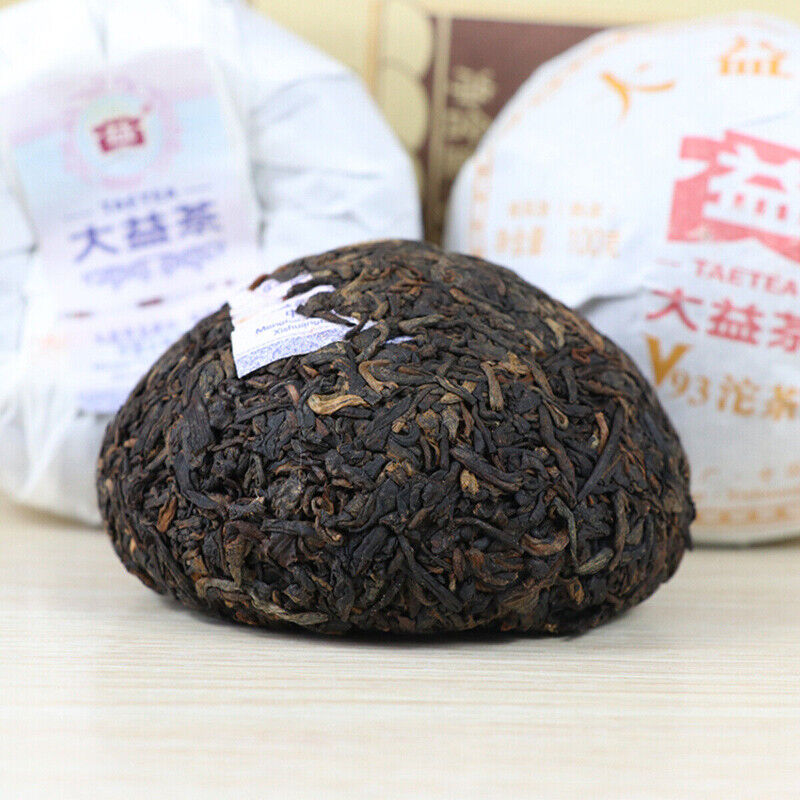 HelloYoung 100g Yunnan Ripe Puer Tea Organic Premium Old Tree Pu-Erh Black Tea Health Drink
