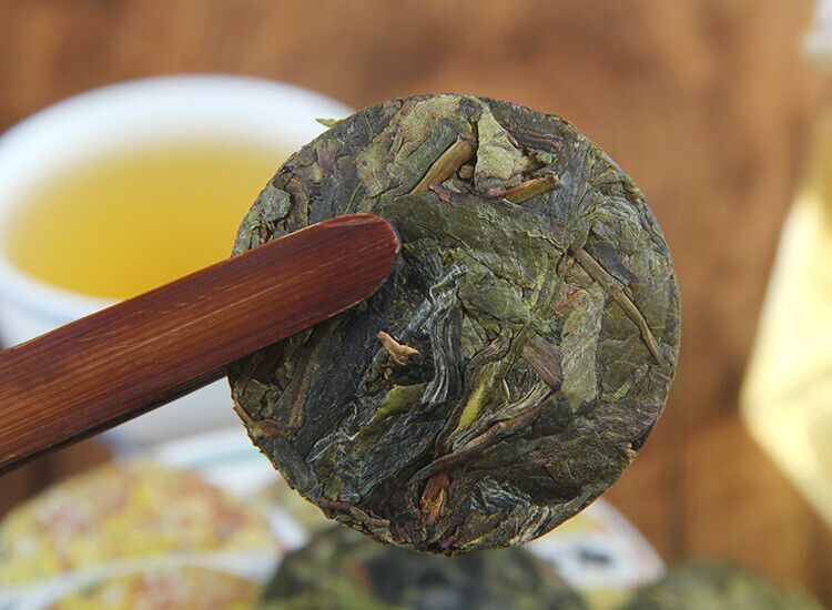 HelloYoung Spring Tea Ancient Tree Gold Cake Gold A Pu'er Tea Raw Tea Mini Small Cake Tea