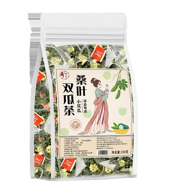 Melon Peel for Diabetics Mulberry Leaf & Double Melon Tea Bitter Melon & Winter Main image