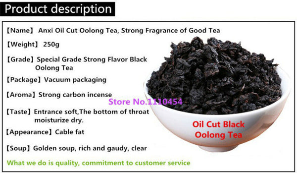 250g Anxi Tie Guan Yin Black Oolong Tea Black Tea Loose Leaf Herbal Slimming Tea