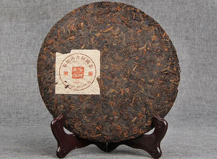 357g Menghai Pu'er Tea Brown Mountain Palace Pu'er Cooked Old Tree Tea Cake