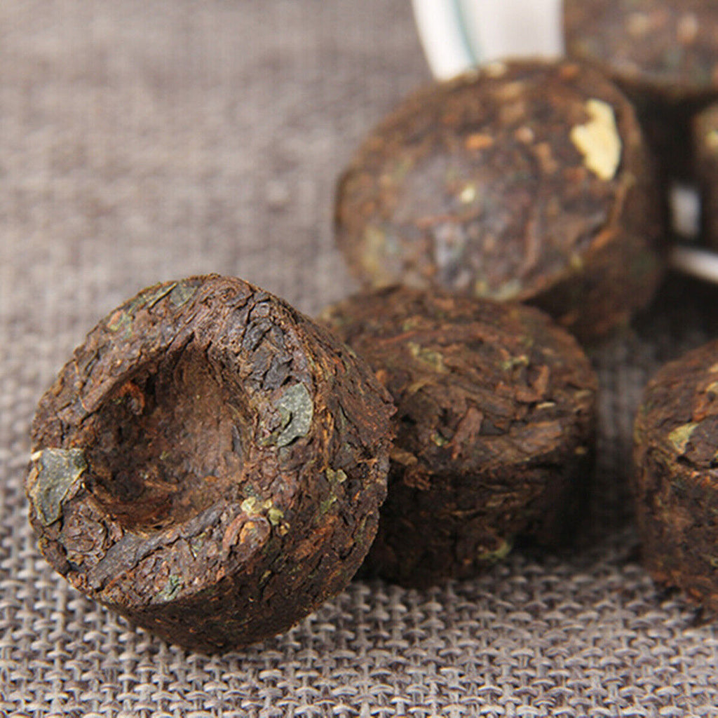 100g Puerh Tea Yunnan Glutinous Rice Flavor Tuocha Puer Black Tea Ripe Pu Er Tea