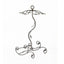 Stand Hanging Glasses Rack Bottle Holder Iron Wire Maple Leaf Hollow Wine Rack