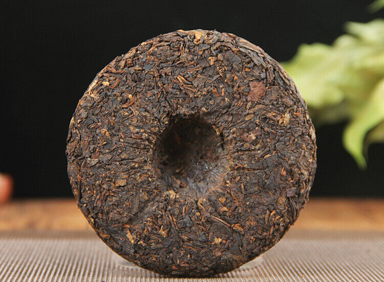 HelloYoung 100g Pu'er tea cake Brown Mountain seven cakes round tea ripening small cake tea