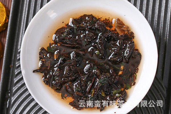 HelloYoung 70g Yunnan Pu'er tea leaves glutinous small tuocha ripe tea mini small tuocha