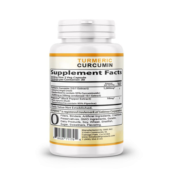 Triple Strength Capsules Turmeric Curcumin with Ginger 120 and Bio pepper 2600mg