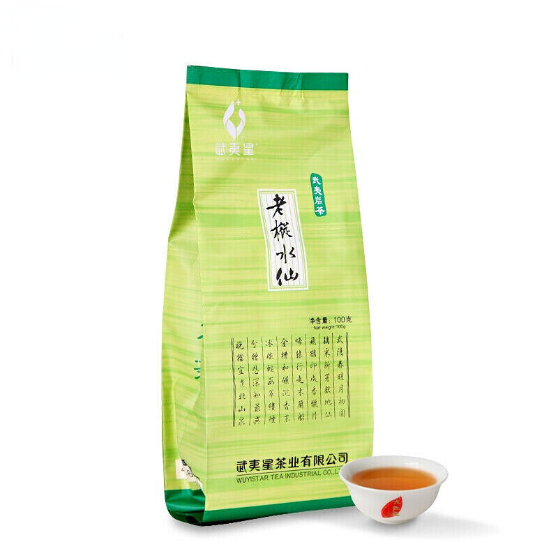 HelloYoung Yan Cha Lao Cong Shui Xian Oolong Tea China Fujian Certified Rock Tea 100g Secondary image
