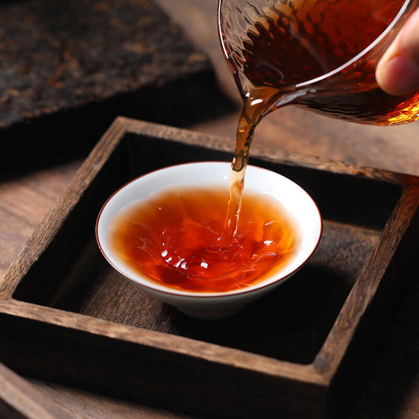 HelloYoung Menghai Yunnan Pu'er Tea 500g Old Tea Tree Ripe Tea Brick