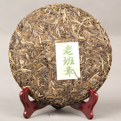 Alte Banzhang Pu-erh Roher Tee Kuchen Yunnan Natürlicher Pu'er Grüner Tee 357g