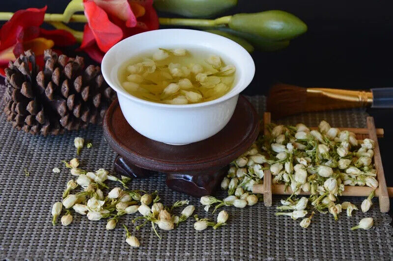 HelloYoung New Natural Jasmine Flower Tea Organic Food Health Care Natural Organic Tea 100g