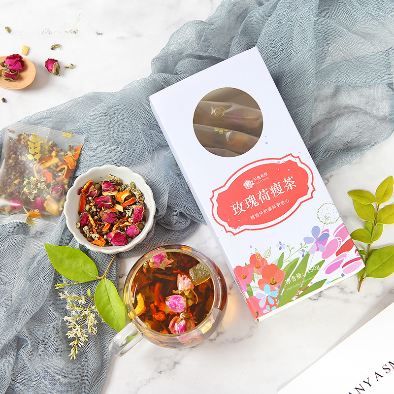 HelloYoung 150g Rose Lotus Leaf Tea Tea Flower Grass Tea Box Winter Melon Lotus Leaf Tea Secondary image