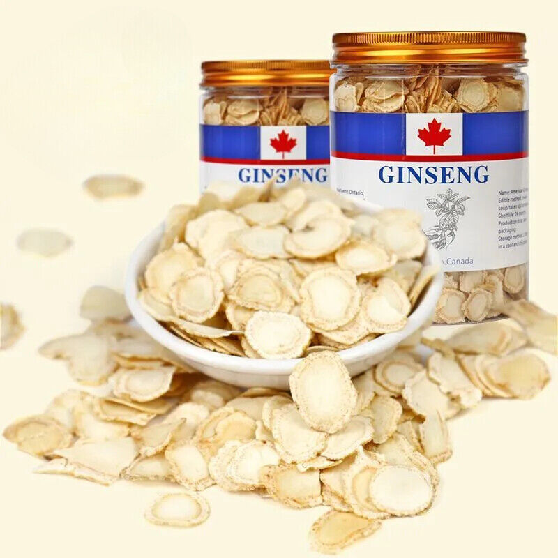 Grade A+ Hand Selected American Ginseng Root Slice Ginseng Slice w/Gift Box Secondary image