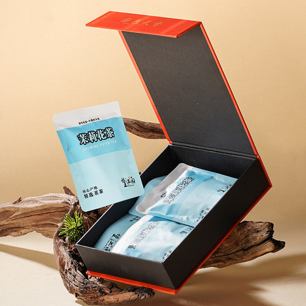 Wuyi Rock Dahongpao Jinjunmei Yunnan PuEr Fujian Jasmine Tea Gift Box