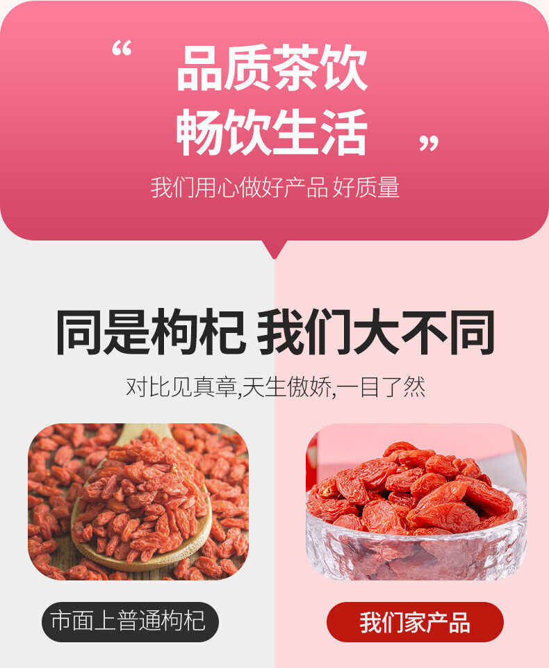 Organic Sulfite-Free Goji Berries: 100g Top Grade Ningxia