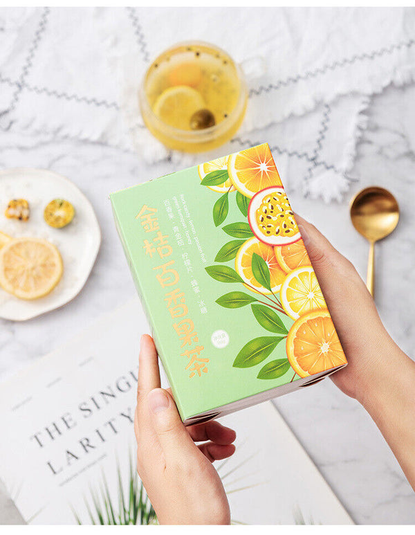 HelloYoung Freeze dried citrus, passion fruit, honey tea, lemon slices, flower fruit tea
