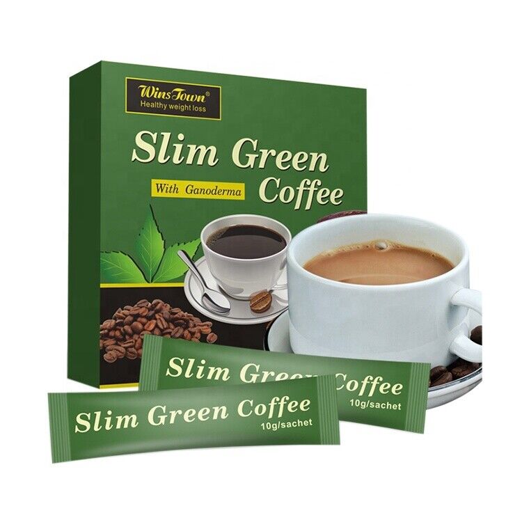 Slim green Coffee slimming herbs weight loss instant Ganoderma coffee 180g