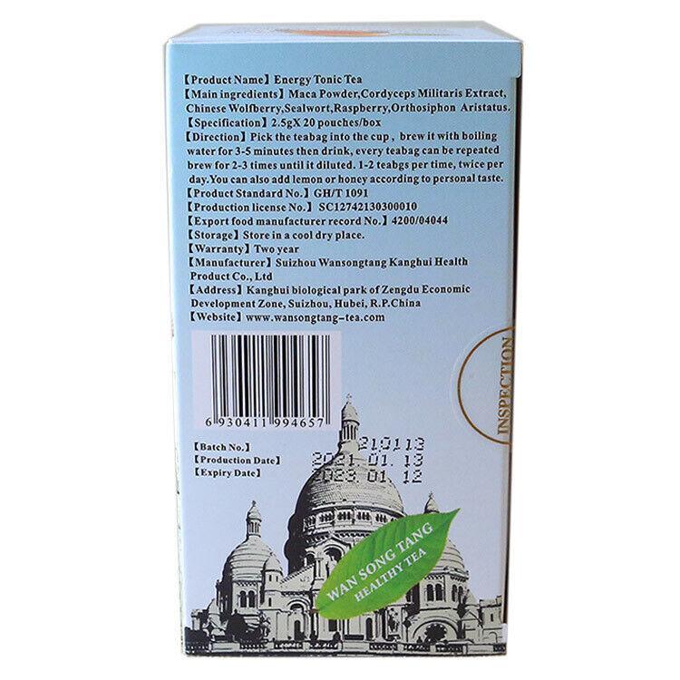 Natural Health Premium Men's Vitality Tea – Male Sex & Energy Booster Tonic