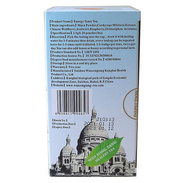 Natural Health Premium Men's Vitality Tea – Male Sex & Energy Booster Tonic