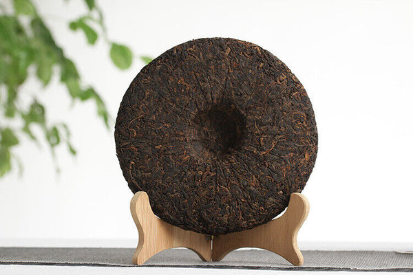 HelloYoung 357g Yunnan Pu'er Tea Banzhang Golden Buds Pu'er Ripe Cake Seven Seeds Cake Tea