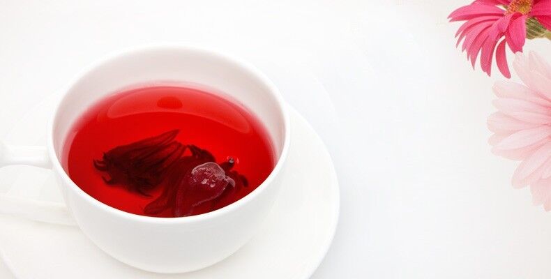 Organic Hibiscus Tea Roselle Tea Natural Flower Scented Tea Fit Detox Herbal Tea